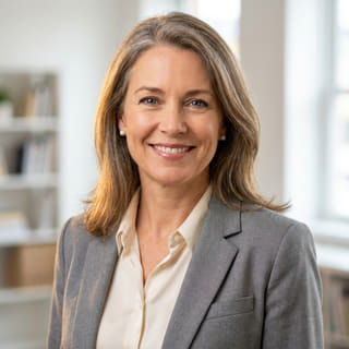 Sarah Coleman, directrice financière chez Ample Négocelle, photographiée pour une photo de profil